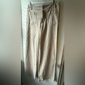 Young Fabulous & Broke Cream Wide Leg Pants